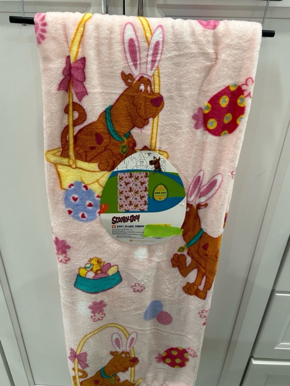 Scooby-Doo Easter Plush Throw Blanket 50”x70”